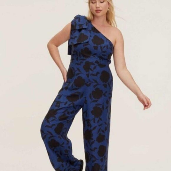 Kate Spade One-Shoulder Jumpsuit - Size 17 (XL) NEW WITH TAGS - Picture 1 of 16